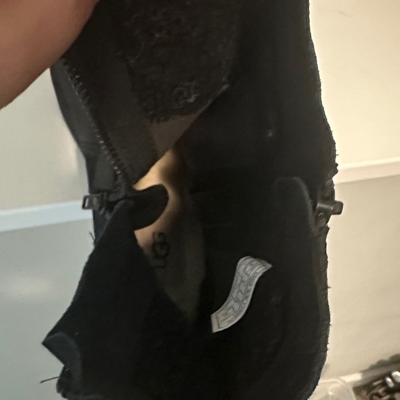 UGG Black Women’s Wilde Moto Boots with Buckle Detail - Picture 7 of 7